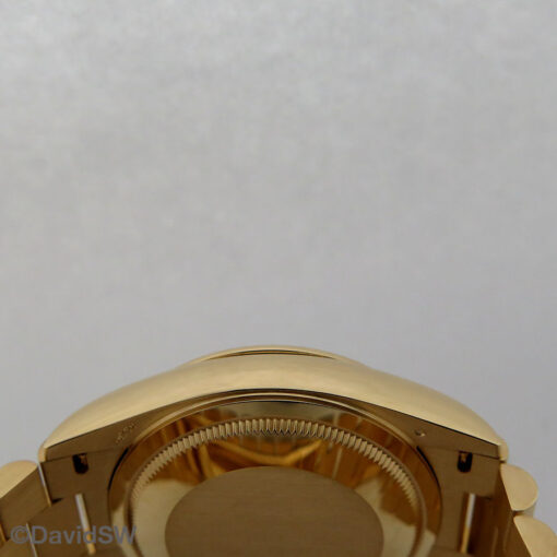 Rolex 128238 Day Date 18K Yellow Gold with White Stick Dial - Image 5
