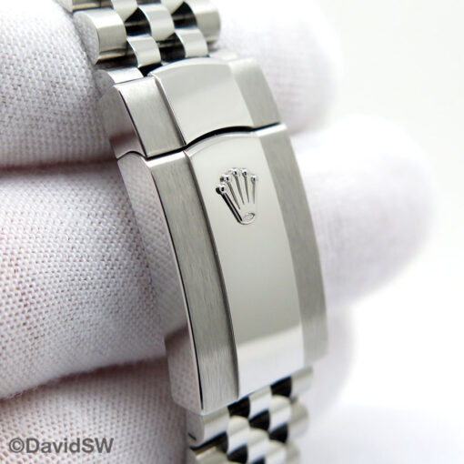 Rolex 126234 Datejust with Blue Fluted Motif Dial on Jubilee - Image 7