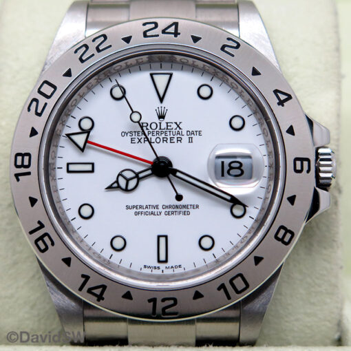 Rolex 16570 Explorer II with White Dial and 3186 Movement - Image 3