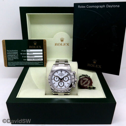 Rolex 116520 Cosmograph Daytona with White Dial - Image 2