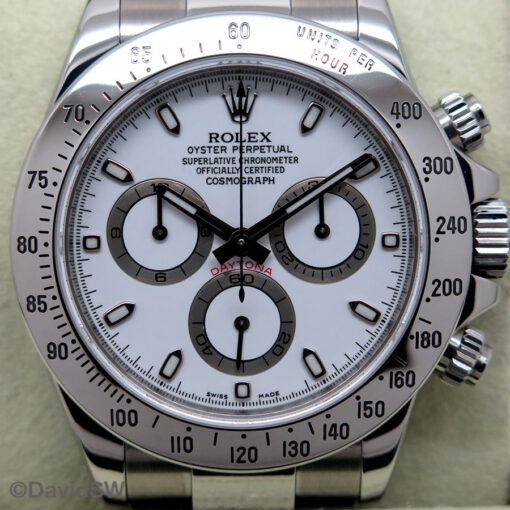 Rolex 116520 Cosmograph Daytona with White Dial - Image 3