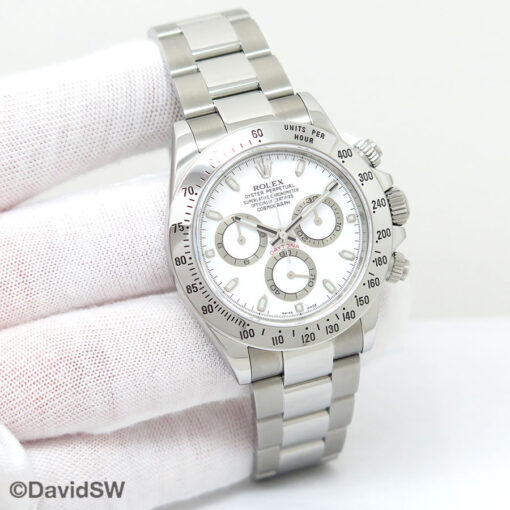 Rolex 116520 Cosmograph Daytona with White Dial