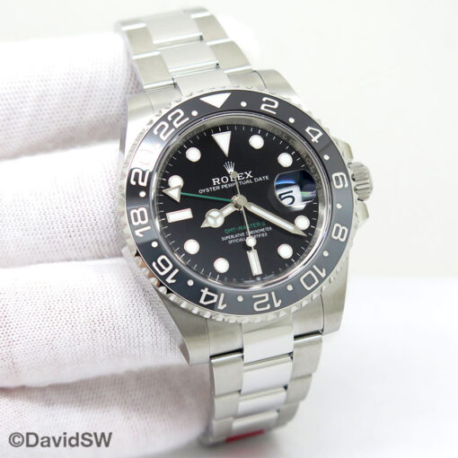 Rolex 126710GRNR GMT Master II on Oyster