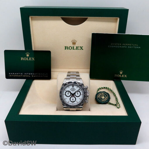 Rolex 126500LN Cosmograph Daytona with White Dial - Image 2