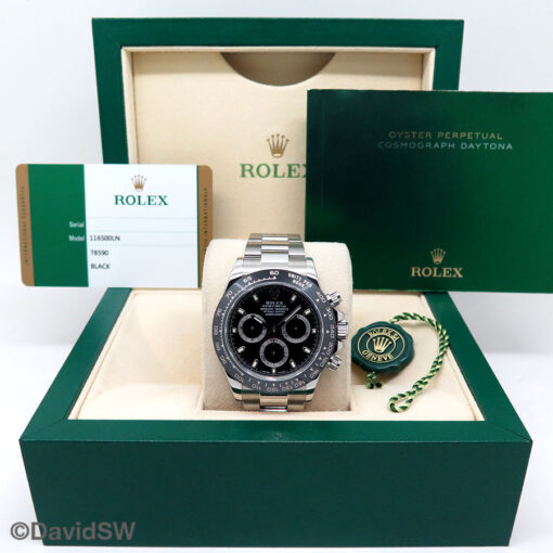 Rolex 116500LN Cosmograph Daytona with Black Dial - Image 2