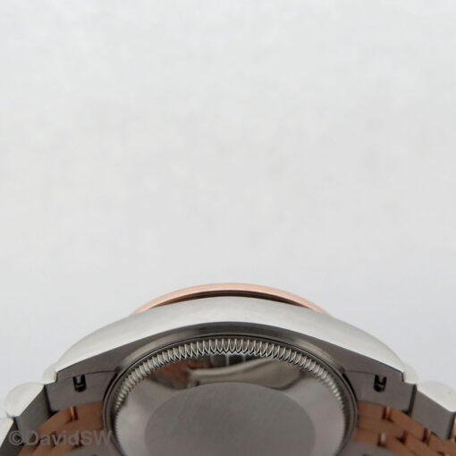 Rolex 278381RBR Datejust 18K/SS with Slate Roman Diamond "VI" Dial and Diamond Bezel on Jubilee - Image 5