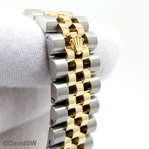 Rolex 116233 Datejust 18K/SS with Champagne Stick Dial on Jubilee - Image 7