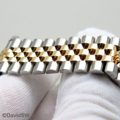 Rolex 116233 Datejust 18K/SS with Champagne Stick Dial on Jubilee - Image 8