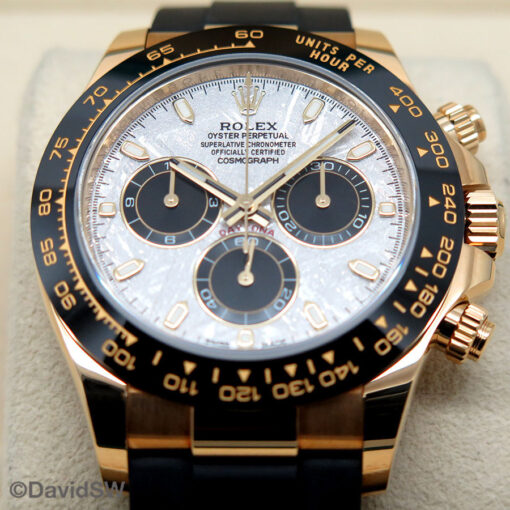 Rolex 116518LN Cosmograph Daytona 18K Yellow Gold with Meteorite Dial - Image 3