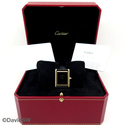 Alternative view of Cartier WGTA0091 Tank Louis Large 18K Yellow Gold Manual Wind