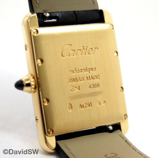Cartier WGTA0091 Tank Louis Large 18K Yellow Gold Manual Wind - Image 4