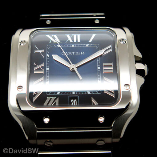 Cartier WSSA0030 Santos de Cartier Large with Blue Dial - Image 3