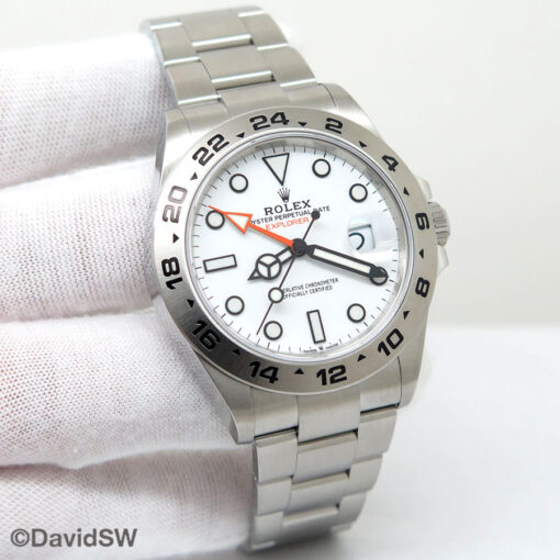 Rolex 226570 Explorer II with White Dial