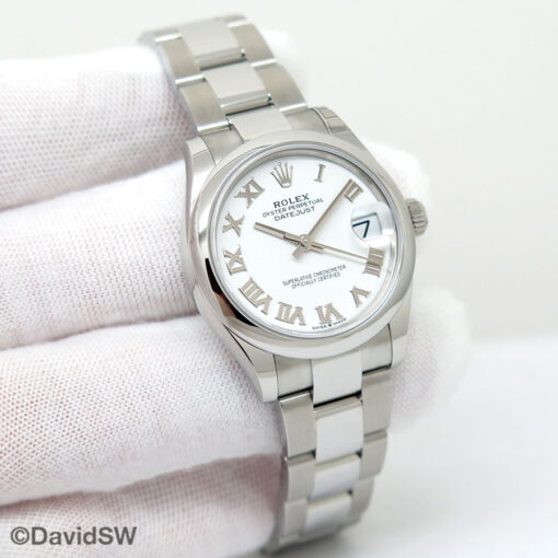 Rolex 278240 Datejust with White Roman Dial on Oyster