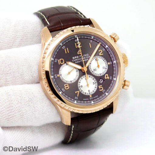Breitling RB0117 Navitimer 8 Chronograph Automatic 18K Rose Gold
