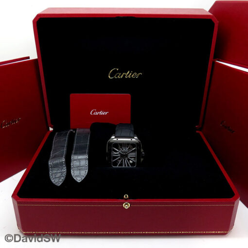 Alternative view of Cartier WHSA0009 Santos de Cartier Skeleton ADLC