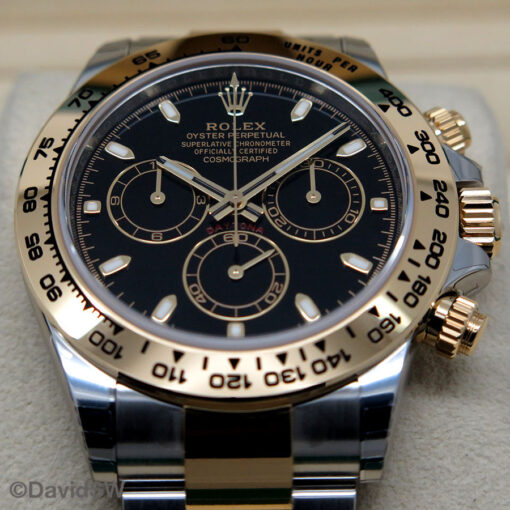 Rolex 116503 Cosmograph Daytona 18K/SS with Black Dial (New Old Stock) - Image 3