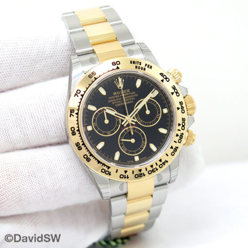 Rolex 116503 Cosmograph Daytona 18K/SS with Black Dial (New Old Stock)
