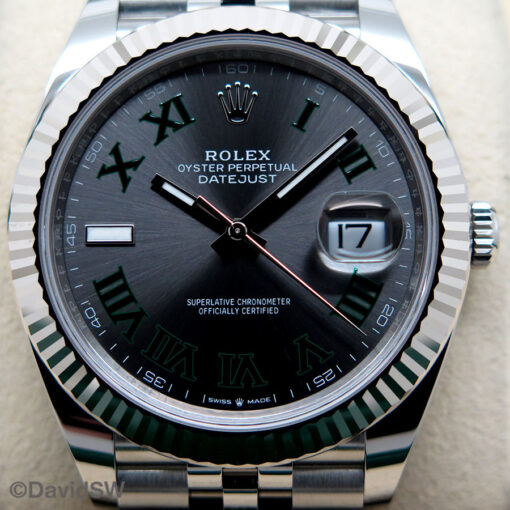 Rolex 126334 Datejust 41 with Slate Roman Dial on Jubilee - Image 3