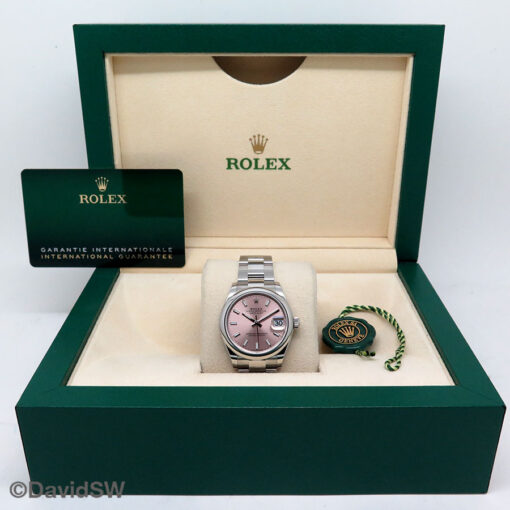 Rolex 278240 Datejust with Pink Stick Dial on Oyster - Image 2