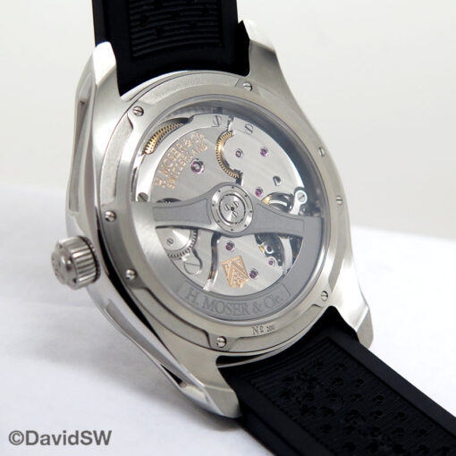 H. Moser & Cie 3200-1200 Pioneer Centre Seconds with Midnight Blue fumé Dial - Image 4