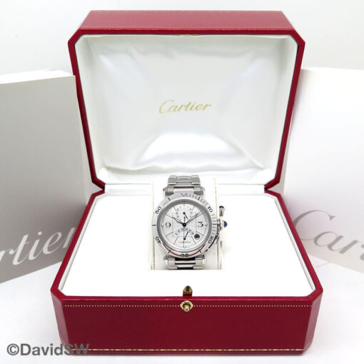 Alternative view of Cartier 2388 Pasha Power Reserve GMT Automatic