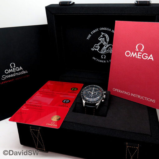 Omega Speedmaster “First Omega in Space” Blue on Leather (New Model) - Image 2