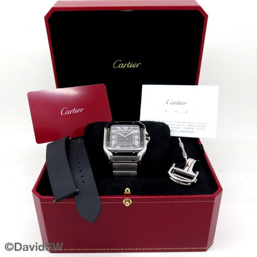 Alternative view of Cartier WSSA0037 Santos De Cartier Large ADLC (New Old Stock)