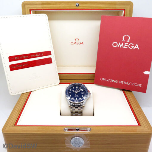 Omega Seamaster Diver 300m with Blue Dial 41mm - Image 2