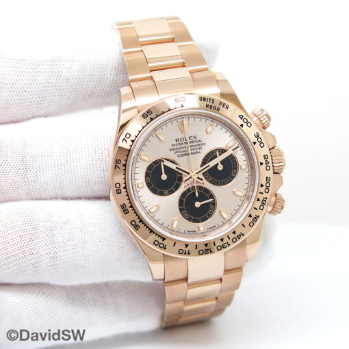 Rolex 116505 Cosmograph Daytona 18K Rose Gold with Sundust Dial