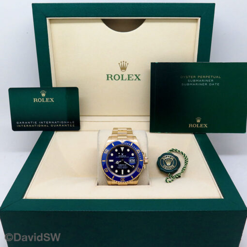 Rolex 126618LB Submariner 41 18K Yellow Gold - Image 2
