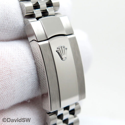 Rolex 126234 Datejust with Pink Roman Diamond “VI” and “IX” Dial on Jubilee - Image 7