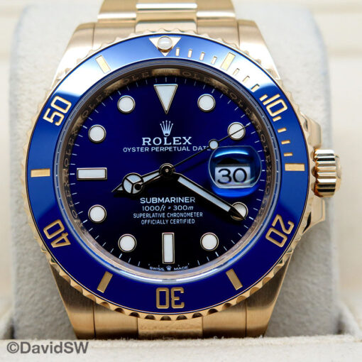 Rolex 126618LB Submariner 41 18K Yellow Gold - Image 3