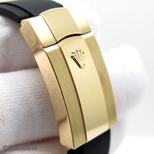 Rolex 326238 Skydweller 18K Yellow Gold with Black Dial on Oysterflex - Image 7