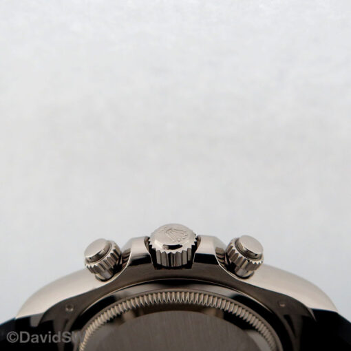 Rolex 126519LN Cosmograph Daytona 18K White Gold with Black Dial on Oysterflex - Image 4