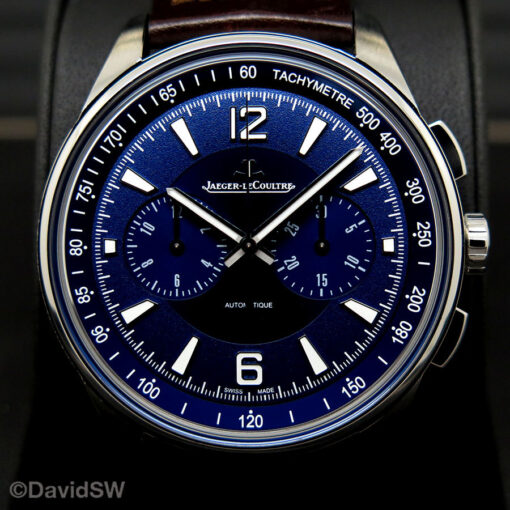 Jaeger LeCoultre Q9028480 Polaris Chronograph Blue on Leather - Image 3