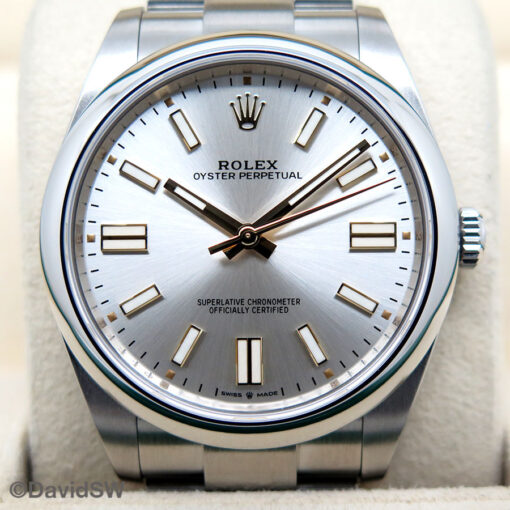 Rolex 124300 Oyster Perpetual 41 with Silver Dial - Image 3