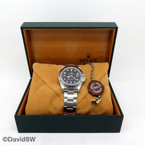 Rolex 16570 Explorer II with Black Dial - Image 2