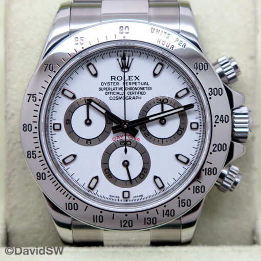 Rolex 116520 Cosmograph Daytona with White Dial - Image 3