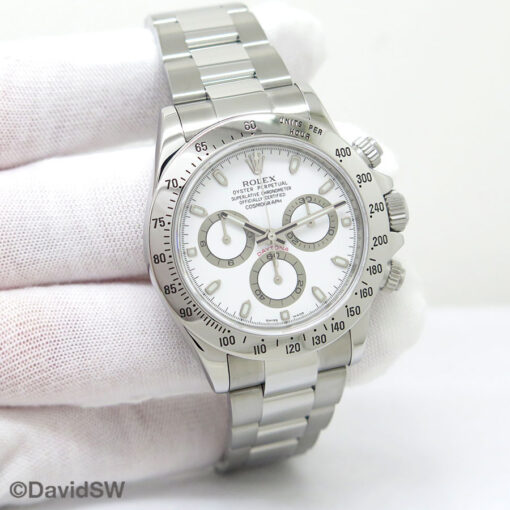 Rolex 116520 Cosmograph Daytona with White Dial