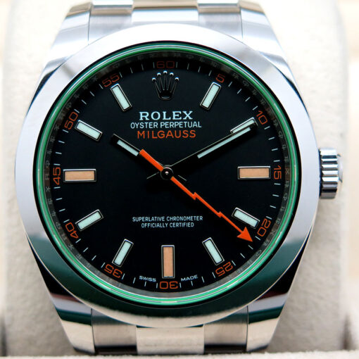 Rolex 116400GV Milgauss with Black Dial (New Old Stock) - Image 3