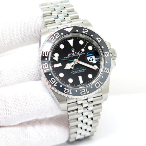 Rolex 126710GRNR GMT Master II on Jubilee