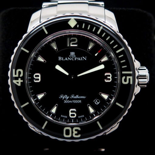 Blancpain Fifty Fathoms Automatic 45mm with Black Dial on Bracelet - Image 10