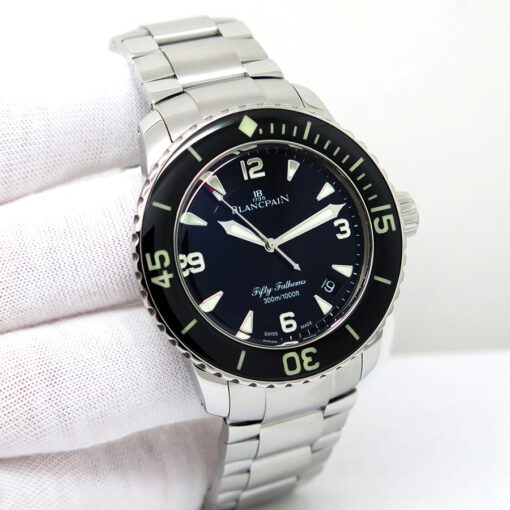 Blancpain Fifty Fathoms Automatic 45mm with Black Dial on Bracelet