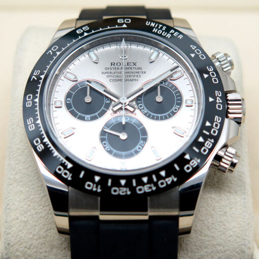 Rolex 116519LN Cosmograph Daytona 18K White Gold with Steel Dial - Image 3