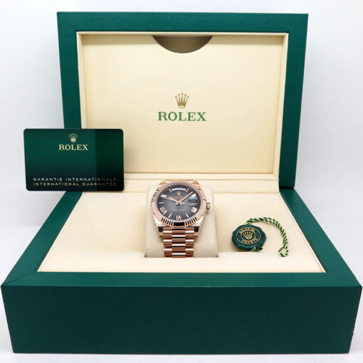 Rolex 228235 Day Date 40 18K Rose Gold with Slate Ombre Dial - Image 2