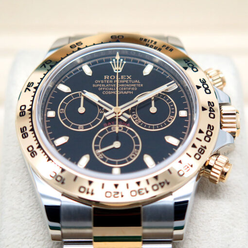 Rolex 116503 Cosmograph Daytona 18K/SS with Black Dial (New Old Stock) - Image 3