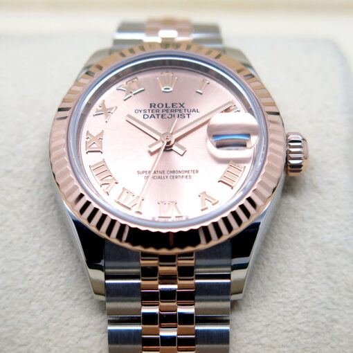 Rolex 279171 Datejust 18K/SS with Pink Roman Dial on Jubilee - Image 3