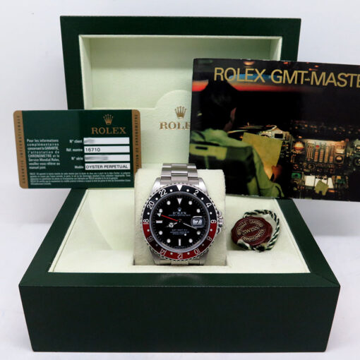Rolex 16710 GMT Master II with Red/Black Bezel and 3186 Movement - Image 2