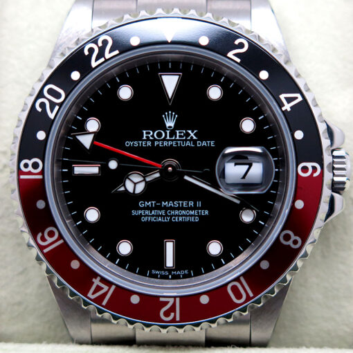 Rolex 16710 GMT Master II with Red/Black Bezel and 3186 Movement - Image 3